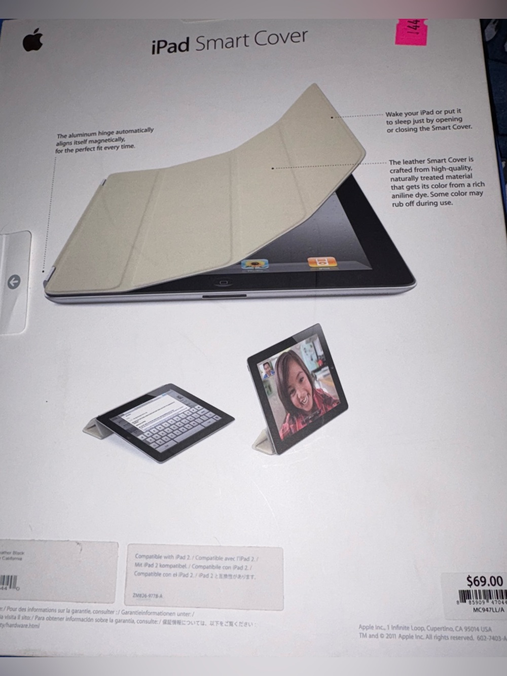 Apple iPad Smart Cover - black new